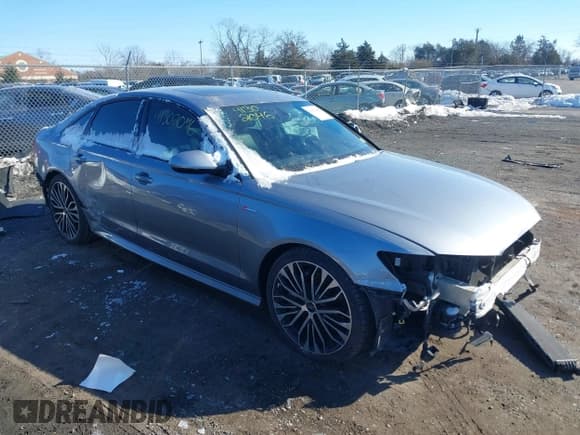 ✅ 2017 Audi A6 Premium Plus • VIN: WAUF2AFC4HN037379 • Lot: 41302046. Listed on IAAI with 95,675 mi. Free auction sales archive from the USA and detailed vehicle history report at DreamBid. Image 1.