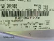 ✅ 2010 Ford Focus SEL • VIN: 1FAHP3HN9AW195200 • Lot: 43619172. Listed on IAAI with 256,895 mi. Free auction sales archive from the USA and detailed vehicle history report at DreamBid. Image 9.