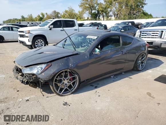 ✅ 2013 Hyundai Genesis Coupe Track • VIN: KMHHU6KJ6DU100386 • Лот: 80402595. Опубликован ранее на Copart с пробегом 116 352 миль. Бесплатный доступ к архиву аукционных продаж из США и подробный отчёт об истории автомобиля на DreamBid. Изображение 1.