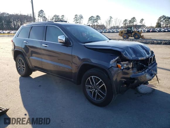 ✅ 2020 Jeep Grand Cherokee Limited X • VIN: 1C4RJEBG1LC344807 • Lot: 87800035. Listed on Copart with 51,823 mi. Free auction sales archive from the USA and detailed vehicle history report at DreamBid. Image 4.