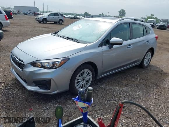 ✅ 2018 Subaru Impreza Premium • VIN: 4S3GTAB62J3708778 • Lot: 42741555. Listed on IAAI with 105,430 mi. Free auction sales archive from the USA and detailed vehicle history report at DreamBid. Image 2.