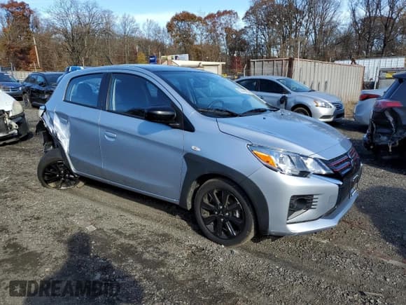✅ 2024 Mitsubishi Mirage Black Edition • VIN: ML32AWHJ5RH015746 • Lot: 92447985. Listed on Copart with 17,102 mi. Free auction sales archive from the USA and detailed vehicle history report at DreamBid. Image 4.