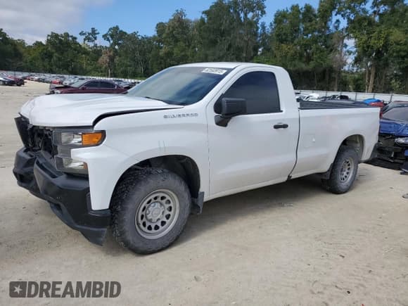 ✅ 2021 Chevrolet Silverado 1500 Work Truck • VIN: 3GCNWAEH5MG308243 • Lot: 82593915. Wystawiony na Copart z przebiegiem 150 752 mil. Bezpłatny archiwum sprzedaży aukcyjnych z USA i szczegółowy raport historii pojazdu na DreamBid. Zdjęcie 1.