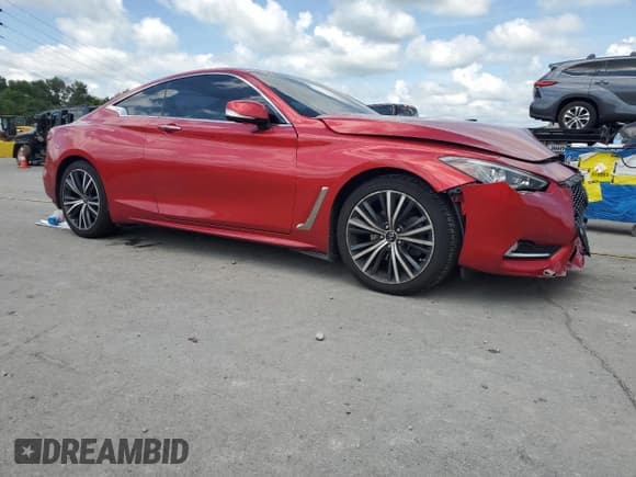 ✅ 2021 Infiniti Q60 Luxe • VIN: JN1EV7KL1MM470465 • Lot: 65456805. Listed on Copart with 63,452 mi. Free auction sales archive from the USA and detailed vehicle history report at DreamBid. Image 4.