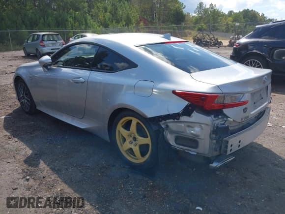 ✅ 2015 Lexus RC 350 F Sport • VIN: JTHHE5BCXF5008190 • Lot: 43318400. Wystawiony na IAAI z przebiegiem 94 579 mil. Bezpłatny archiwum sprzedaży aukcyjnych z USA i szczegółowy raport historii pojazdu na DreamBid. Zdjęcie 3.