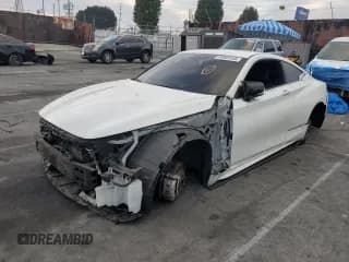 ✅ 2021 Infiniti Q60 PURE • VIN: JN1EV7JK7MM410974 • Lot: 91941145. Listed on Copart with 56,437 mi. Free auction sales archive from the USA and detailed vehicle history report at DreamBid. Image 1.