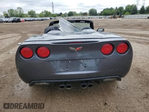 2009 Chevrolet Corvette with VIN 1G1YY36W795105166, listed as a Copart auction lot 58537095 with Not provided miles and Salvage title. Bid and sale history available at DreamBid. Image 6.