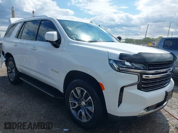 ✅ 2021 Chevrolet Tahoe LT • VIN: 1GNSKNKD1MR441712 • Lot: 42342454. Listed on IAAI with 61,178 mi. Free auction sales archive from the USA and detailed vehicle history report at DreamBid. Image 1.