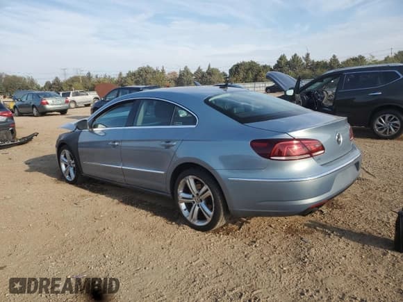 ✅ 2013 Volkswagen CC R-Line • VIN: WVWBN7AN7DE522405 • Lot: 86824715. Listed on Copart with 103,360 mi. Free auction sales archive from the USA and detailed vehicle history report at DreamBid. Image 2.