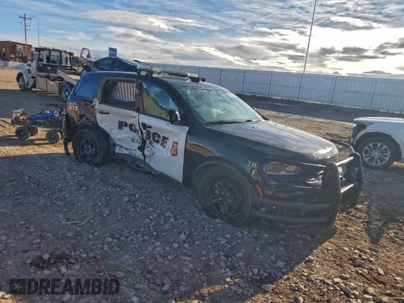 ✅ 2021 Dodge Durango Pursuit • VIN: 1C4SDJFT9MC724813 • Lot: 95120345. Listed on Copart with Not provided. Free auction sales archive from the USA and detailed vehicle history report at DreamBid. Image 4.