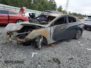 2013 Hyundai Sonata SE with VIN 5NPEC4ABXDH796138, listed as a Copart auction lot 85908115 with Not provided miles and Salvage title. Bid and sale history available at DreamBid. Image 1.