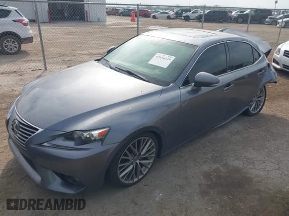✅ 2014 Lexus IS 250 • VIN: JTHBF1D23E5013939 • Lot: 42156339. Listed on IAAI with 96,999 mi. Free auction sales archive from the USA and detailed vehicle history report at DreamBid. Image 2.