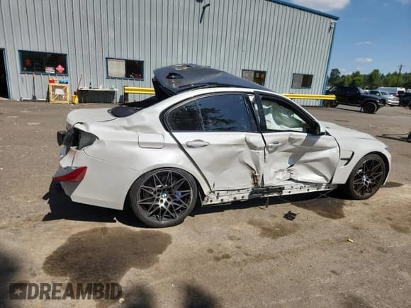 ✅ 2018 BMW M3 • VIN: WBS8M9C55J5J80155 • Lot: 61065435. Listed on Copart with Not provided. Free auction sales archive from the USA and detailed vehicle history report at DreamBid. Image 3.