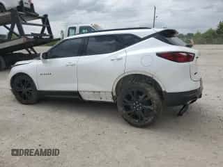 2021 Chevrolet Blazer RS with VIN 3GNKBKRS0MS513578, listed as a Copart auction lot 66307364 with 136,641 mi miles and Salvage title. Bid and sale history available at DreamBid. Image 2.