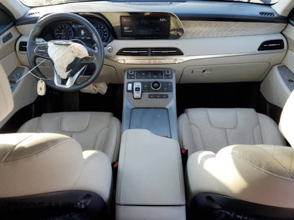 2021 Hyundai Palisade SEL with VIN KM8R44HE1MU318691, listed as a Copart auction lot 66522444 with 61,996 mi miles and Salvage title. Bid and sale history available at DreamBid. Image 8.