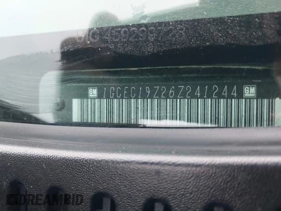 ✅ 2006 Chevrolet Silverado 1500 LT2 • VIN: 1GCEC19Z26Z241244 • Lot: 43446336. Listed on IAAI with 171,465 mi. Free auction sales archive from the USA and detailed vehicle history report at DreamBid. Image 9.