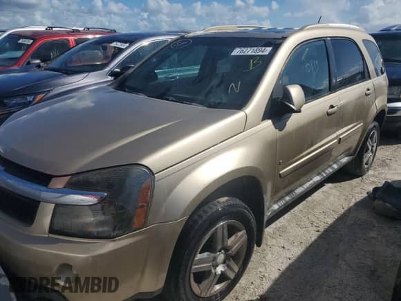 2008 Chevrolet Equinox LT z VIN 2CNDL33F786003485, wystawiony jako Copart lot #76271894 z przebiegiem Nie podano mil oraz Nie do naprawy • Non repairable. Historia ofert i sprzedaży dostępna na DreamBid. Obrazek 1.