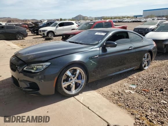 ✅ 2016 BMW M6 • VIN: WBS6J9C51GD934487 • Lot: 45756775. Listed on Copart with 62,179 mi. Free auction sales archive from the USA and detailed vehicle history report at DreamBid. Image 1.