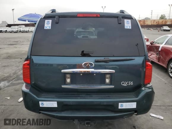 ✅ 2004 Infiniti QX56 • VIN: 5N3AA08A94N810964 • Lot: 87109104. Listed on Copart with Not provided. Free auction sales archive from the USA and detailed vehicle history report at DreamBid. Image 6.
