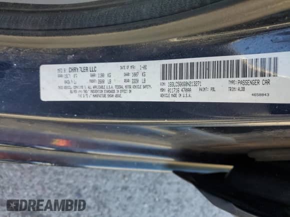 2008 Dodge Avenger SXT с VIN 1B3LC56K68N213271, выставлен на аукционе Copart как лот 69860554 с пробегом 223 533 миль миль и Списание • Salvage title. История ставок и продаж доступна на DreamBid. Изображение 14.