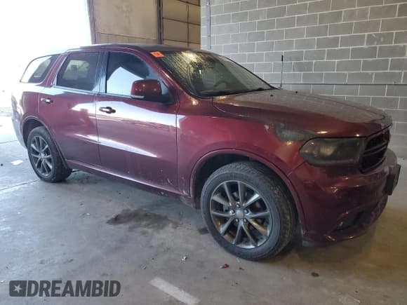 ✅ 2017 Dodge Durango GT • VIN: 1C4RDJDG1HC737193 • Lot: 90077925. Listed on Copart with 143,092 mi. Free auction sales archive from the USA and detailed vehicle history report at DreamBid. Image 4.