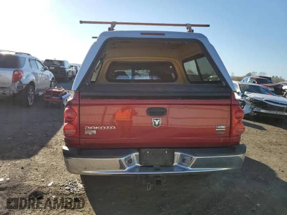 2008 Dodge Dakota Laramie with VIN 1D7HW58N68S602809, listed as a Copart auction lot 77963754 with Not provided miles and Salvage title. Bid and sale history available at DreamBid. Image 6.