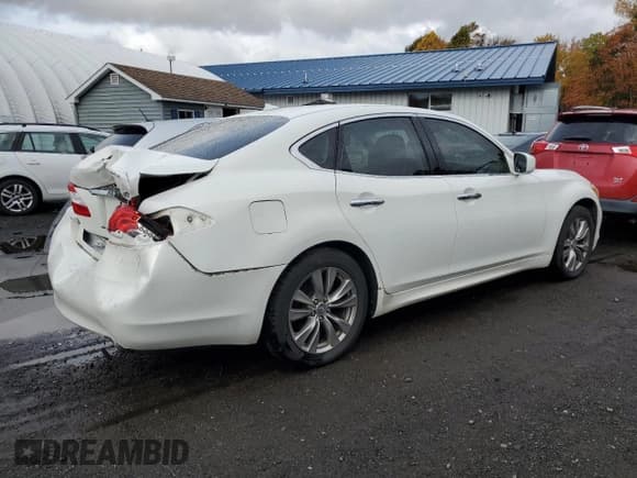✅ 2012 Infiniti M • VIN: JN1BY1AR6CM394317 • Лот: 86874385. Опубликован ранее на Copart с пробегом 165 492 миль. Бесплатный доступ к архиву аукционных продаж из США и подробный отчёт об истории автомобиля на DreamBid. Изображение 3.