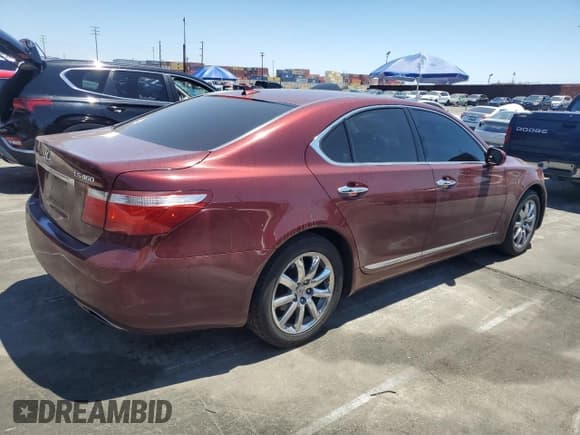 ✅ 2007 Lexus LS 460 • VIN: JTHBL46F175049285 • Lot: 55591535. Listed on Copart with 133,338 mi. Free auction sales archive from the USA and detailed vehicle history report at DreamBid. Image 3.