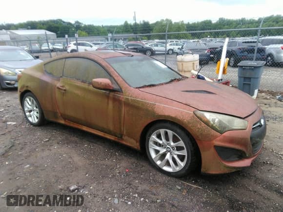 ✅ 2013 Hyundai Genesis Coupe Premium • VIN: KMHHT6KD5DU090317 • Lot: 42353888. Listed on IAAI with 156,637 mi. Free auction sales archive from the USA and detailed vehicle history report at DreamBid. Image 1.