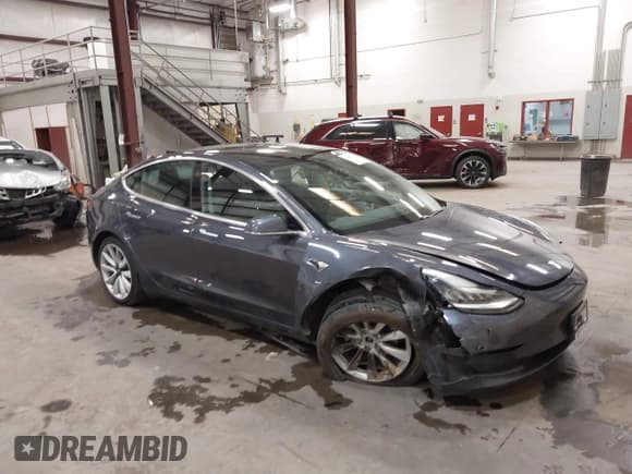 ✅ 2020 Tesla Model 3 Long Range • VIN: 5YJ3E1EBXLF666481 • Lot: 42676350. Listed on IAAI with 52,593 mi. Free auction sales archive from the USA and detailed vehicle history report at DreamBid. Image 1.