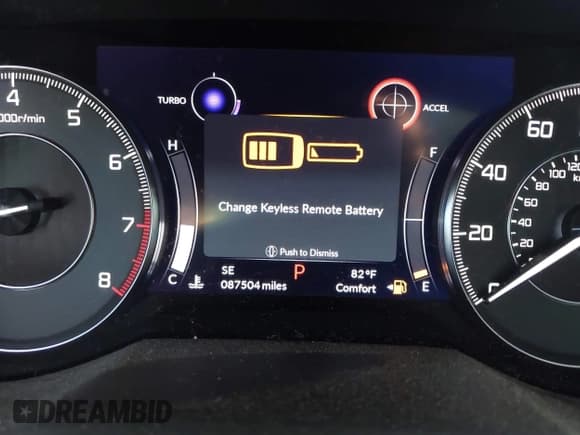 ✅ 2019 Acura RDX • VIN: 5J8TC2H30KL043139 • Лот: 40341484. Опубликован ранее на IAAI с пробегом 87 504 миль. Бесплатный доступ к архиву аукционных продаж из США и подробный отчёт об истории автомобиля на DreamBid. Изображение 7.