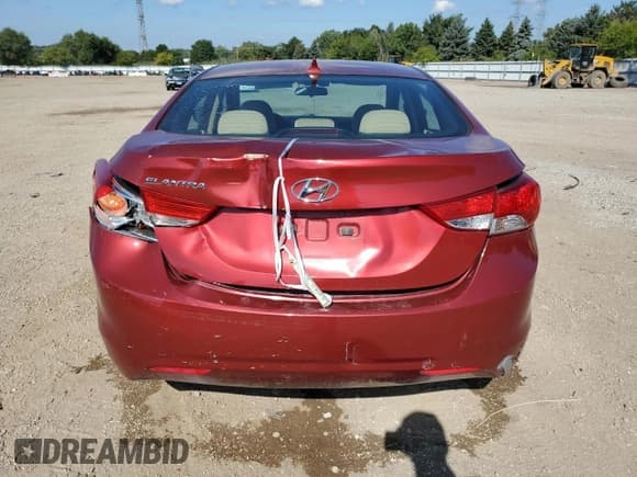 ✅ 2013 Hyundai Elantra GLS • VIN: 5NPDH4AE7DH330044 • Lot: 70101995. Listed on Copart with 89,186 mi. Free auction sales archive from the USA and detailed vehicle history report at DreamBid. Image 6.