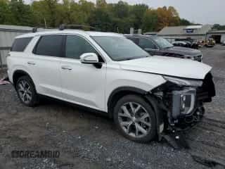 2021 Hyundai Palisade SEL с VIN KM8R4DHE9MU335366, выставлен на аукционе Copart как лот 72824214 с пробегом 47 087 миль миль и Списание • Salvage title. История ставок и продаж доступна на DreamBid. Изображение 4.