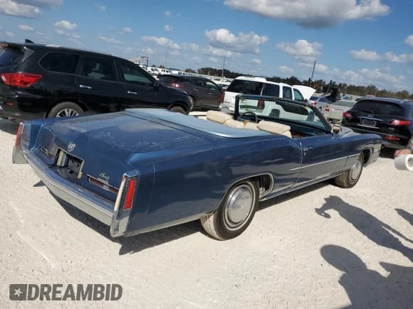 ✅ 1975 Cadillac Eldorado • VIN: 6L67S5Q400471 • Лот: 74758924. Опубликован ранее на Copart с пробегом Не указан. Бесплатный доступ к архиву аукционных продаж из США и подробный отчёт об истории автомобиля на DreamBid. Изображение 3.