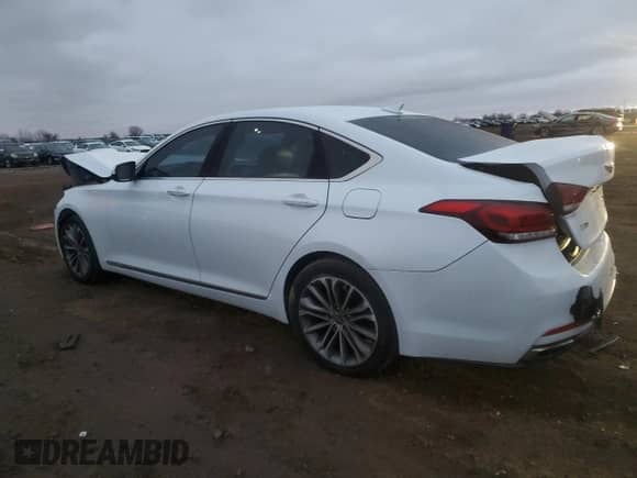 2015 Hyundai Genesis 3.8L z VIN KMHGN4JE6FU017769, wystawiony jako Copart lot #82062494 z przebiegiem 119 115 mil mil oraz Szkoda całkowita • Salvage title. Historia ofert i sprzedaży dostępna na DreamBid. Obrazek 2.