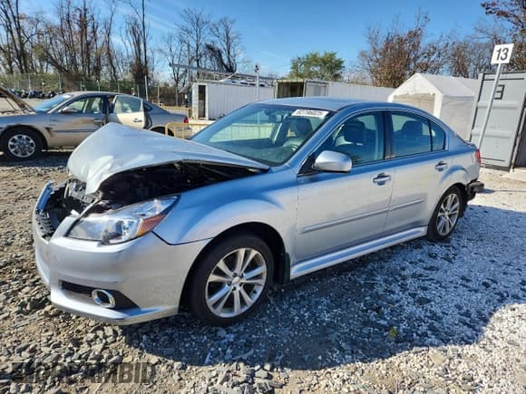 ✅ 2013 Subaru Legacy Limited • VIN: 4S3BMCP62D3045227 • Lot: 92796025. Listed on Copart with 141,622 mi. Free auction sales archive from the USA and detailed vehicle history report at DreamBid. Image 1.