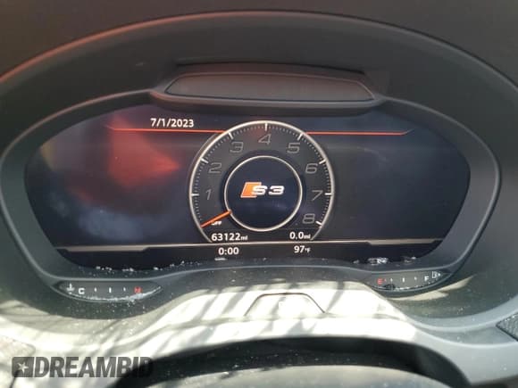 ✅ 2018 Audi S3 Premium Plus • VIN: WAUB1GFF8J1016174 • Лот: 58831683. Опубликован ранее на Copart с пробегом 63 122 миль. Бесплатный доступ к архиву аукционных продаж из США и подробный отчёт об истории автомобиля на DreamBid. Изображение 9.