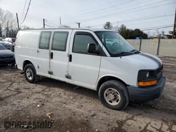 ✅ 2009 Chevrolet Express Cargo • VIN: 1GCGG25C691107005 • Lot: 87734445. Listed on Copart with 184,483 mi. Free auction sales archive from the USA and detailed vehicle history report at DreamBid. Image 4.