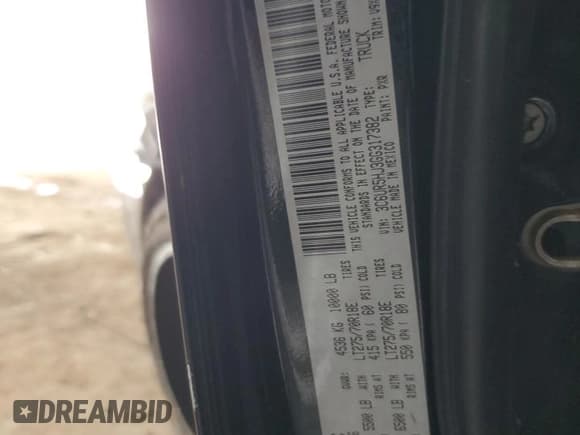 ✅ 2016 Ram 2500 Tradesman • VIN: 3C6UR5HJ3GG317382 • Lot: 92745925. Wystawiony na Copart z przebiegiem 185 019 mil. Bezpłatny archiwum sprzedaży aukcyjnych z USA i szczegółowy raport historii pojazdu na DreamBid. Zdjęcie 12.