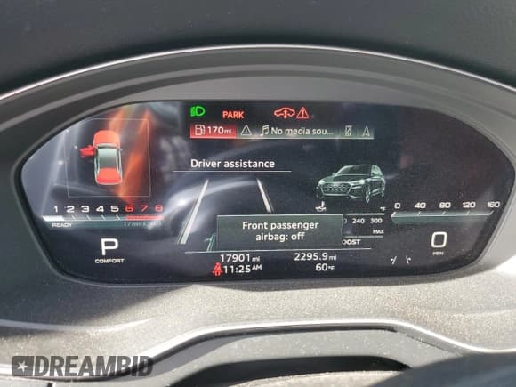 ✅ 2023 Audi SQ5 Sportback Premium Plus • VIN: WA124AFY3P2032515 • Лот: 84814574. Опубликован ранее на Copart с пробегом 17 901 миль. Бесплатный доступ к архиву аукционных продаж из США и подробный отчёт об истории автомобиля на DreamBid. Изображение 9.