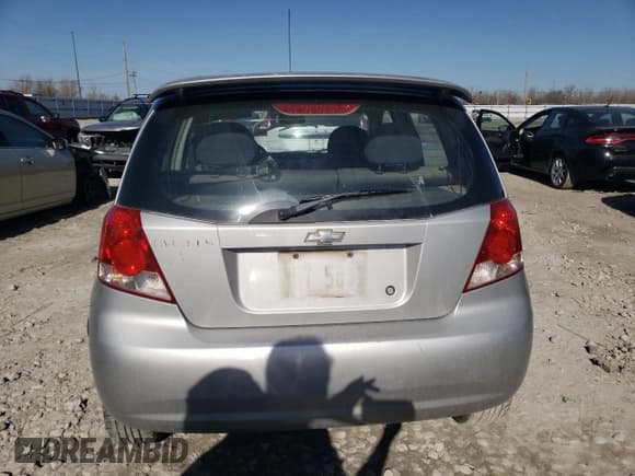 ✅ 2006 Chevrolet Aveo LS • VIN: KL1TD66606B634008 • Lot: 43622544. Wystawiony na Copart z przebiegiem Nie podano. Bezpłatny archiwum sprzedaży aukcyjnych z USA i szczegółowy raport historii pojazdu na DreamBid. Zdjęcie 6.