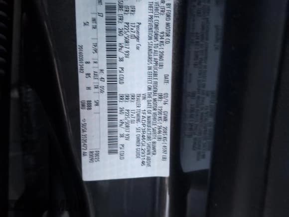 ✅ 2016 Ford Focus Electric • VIN: 1FADP3R46GL293146 • Lot: 81911153. Listed on Copart with 28,078 mi. Free auction sales archive from the USA and detailed vehicle history report at DreamBid. Image 14.