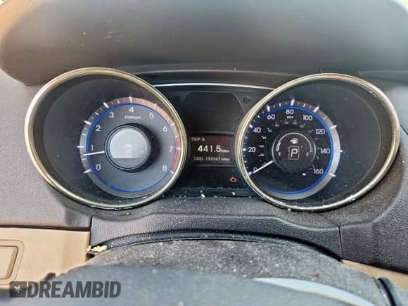 2013 Hyundai Sonata GLS z VIN 5NPEB4AC0DH509143, wystawiony jako Copart lot #82179565 z przebiegiem 155 247 mil mil oraz Szkoda całkowita • Salvage title. Historia ofert i sprzedaży dostępna na DreamBid. Obrazek 9.