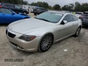 ✅ 2004 BMW 6 Series 645Ci • VIN: WBAEH73434B189062 • Lot: 83953034. Wystawiony na Copart z przebiegiem 122 862 mil. Bezpłatny archiwum sprzedaży aukcyjnych z USA i szczegółowy raport historii pojazdu na DreamBid. Zdjęcie 1.
