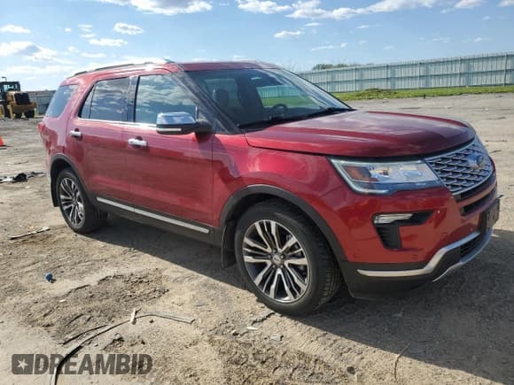 ✅ 2019 Ford Explorer Platinum • VIN: 1FM5K8HT6KGA95344 • Lot: 55697795. Listed on Copart with 64,948 mi. Free auction sales archive from the USA and detailed vehicle history report at DreamBid. Image 4.
