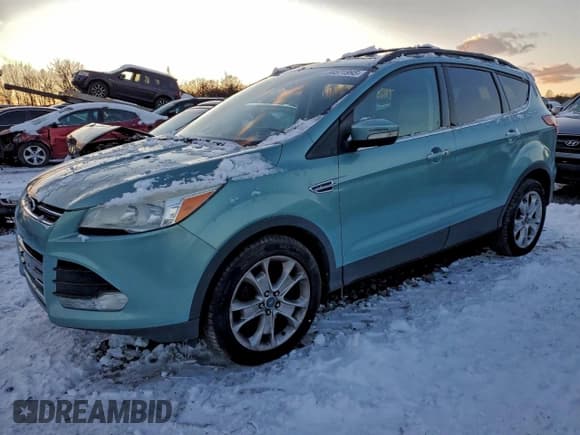 ✅ 2013 Ford Escape SEL • VIN: 1FMCU0HX8DUC07314 • Лот: 94571995. Опубликован ранее на Copart с пробегом 157 000 миль. Бесплатный доступ к архиву аукционных продаж из США и подробный отчёт об истории автомобиля на DreamBid. Изображение 1.