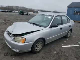 2002 Hyundai Accent GL with VIN KMHCG45C02U319604, listed as a Copart auction lot 47602165 with 177,913 mi miles and Clean title. Bid and sale history available at DreamBid. Image 1.
