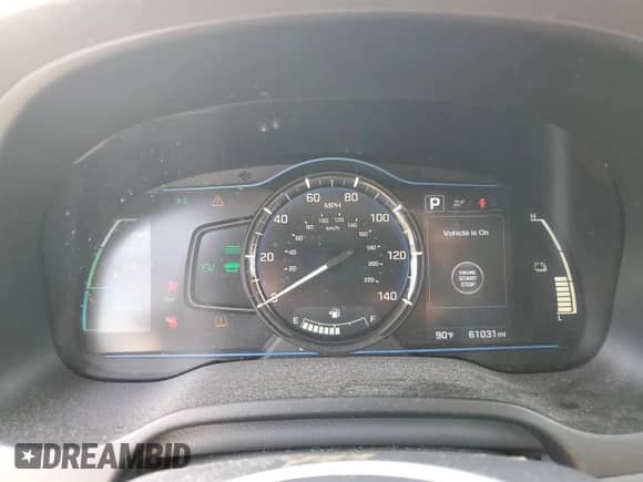 2018 Hyundai Ioniq Blue z VIN KMHC65LC7JU077968, wystawiony jako Copart lot #77628534 z przebiegiem 61 031 mil mil oraz Szkoda całkowita • Salvage title. Historia ofert i sprzedaży dostępna na DreamBid. Obrazek 9.