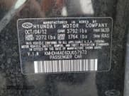 ✅ 2013 Hyundai Elantra Limited • VIN: KMHDH4AE6DU657973 • Lot: 65929675. Listed on Copart with 86,512 mi. Free auction sales archive from the USA and detailed vehicle history report at DreamBid. Image 12.