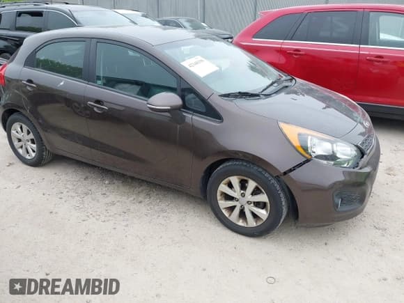 ✅ 2013 Kia Rio SX • VIN: KNADN5A37D6151331 • Lot: 42348350. Listed on IAAI with 106,140 mi. Free auction sales archive from the USA and detailed vehicle history report at DreamBid. Image 1.